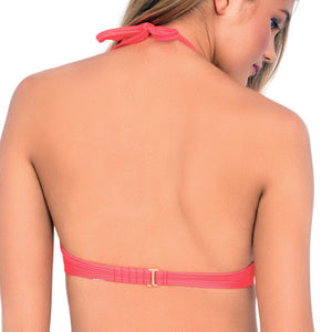 COSITA BUENA - Seamless Plunge Underwire Push Up Top-DCC