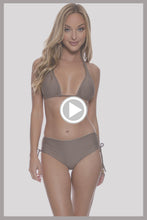 COSITA BUENA - Halter Top & Adjustable Reversible Drawstring High Bottom • Sandy Toes