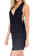 COSITA BUENA - T Back Mini Dress • Black