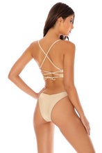 COSITA BUENA - Underwire Top & High Leg Bottom • Gold Rush