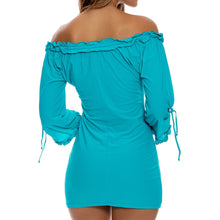 COSITA BUENA - Ruffle V Neck Dress-LBC