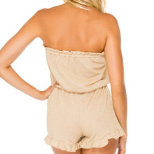 COSITA BUENA - Strapless Ruffle Romper-WAC