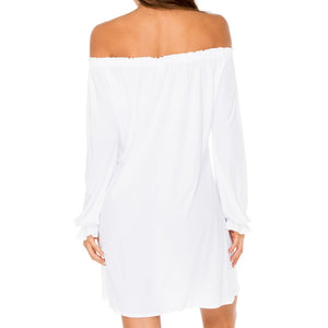 COSITA BUENA - Cuff Bell Sleeve Dress-WAC