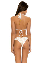 MY LOVE - Triangle Top & Wavey Ruched Back Tie Side Bottom • White