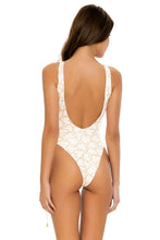 MY LOVE - Open Side One Piece Bodysuit • White