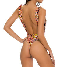 GARDEN NIGHTS - Tank Open Sides Thong One Piece Bodysuit