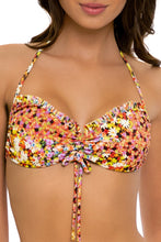 GARDEN NIGHTS - Bandeau Top & High Leg Bottom • Multicolor