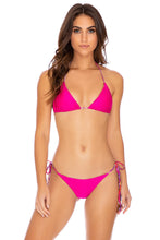 JEWELED - Triangle Top & Wavey Ruched Back Tie Side Bottom • Multicolor Campaign