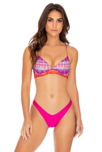 JEWELED - Underwire Top & High Leg Bottom • Multicolor