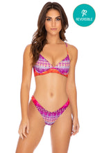 JEWELED - Underwire Top & High Leg Bottom • Multicolor