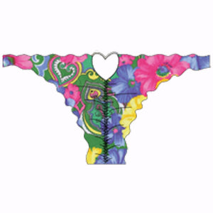 DIVINA - Heart Ruched Bottom