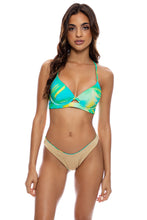 DREAMSCAPE - Underwire Top & High Leg Bottom • Sea