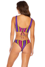 PARTY ANIMAL - Tank Bralette & Seamless Wavey Ruched Back Bottom • Multicolor