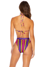 PARTY ANIMAL - Bandeau Top & High Leg Banded Waist Bottom • Multicolor
