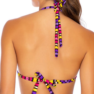 PARTY ANIMAL - Triangle Halter Top