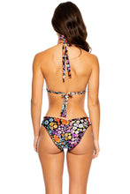 LOVE SPELL - Triangle Halter Top & Full Ruched Back Bottom • Multicolor