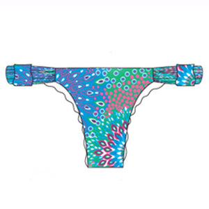 GOTAS DE CRISTAL - Softside Fully Ruched Brazilian