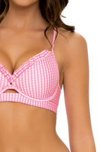 PINK WISHIN - Underwire Top & High Leg Bottom • Pink