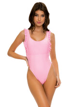 PINK WISHIN - Tank Open Sides Thong One Piece Bodysuit • Pink