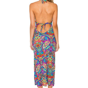 PACHANGA - Maxi Halter Dress