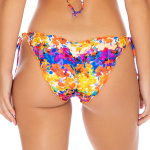 DULCE TORMENTO - Wavey Full Ruched Tie Side