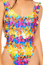 DULCE TORMENTO - Tank Open Sides Thong One Piece Bodysuit • Multicolor