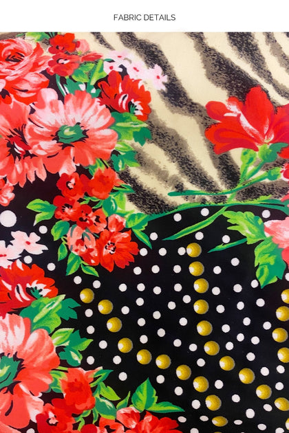 LA VIDA ES UN CARNAVAL - Triangle Top & Seamless Wavy Ruched Back Tie Side Bottom • Multicolor