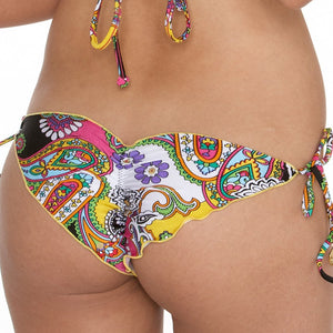 FIESTA Y CARIBE - Wavey Brazilian Ruched Tie Side
