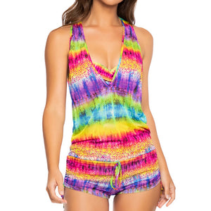 AFTERGLOW - T Back Romper