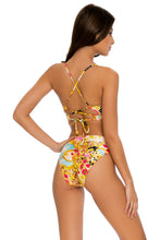 WONDERLAND - Underwire Top & High Leg Banded Waist Bottom • Multicolor