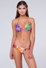 SIN CONTROL - Molded Cup Triangle Top & Full Ruched Back Bottom • Multicolor