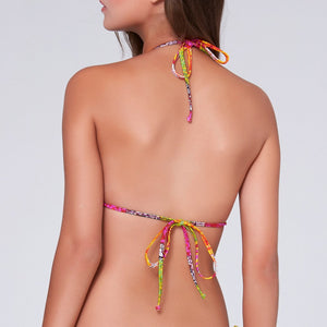 PIEL DE DIOSA - Molded Push Up Bandeau Halter Top