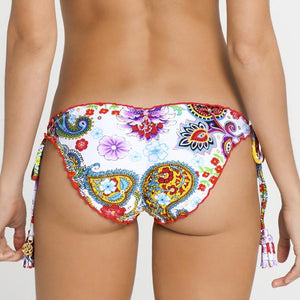 TEQUILA Y SAL - Wavey Ruched Back Full Tie Side Bottom