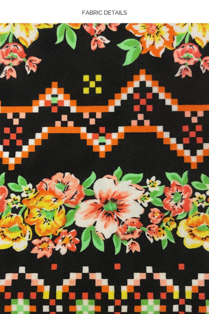 SWEET NIGHTS - Seamless Triangle Top & Wavy Ruched Back Brazilian Tie Side Bottom • Multicolor