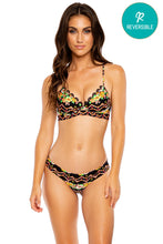 SWEET NIGHTS - Underwire Top & Seamless Wavy Ruched Back Bottom • Multicolor