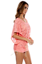 DELICIA - South Beach Dress • Coral