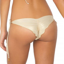 MOON OVER MIAMI - Wavey Ruched Back Brazilian Tie Side Bottom