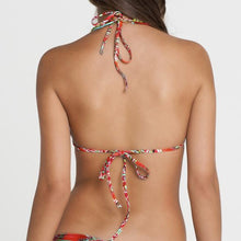 AZULEJOS DEL MAR - Molded Push Up Bandeau Halter Top