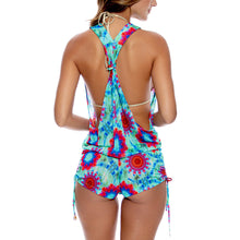 BEACH FEVER - T Back Romper