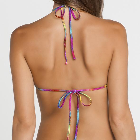 PLAYA CARAMELO - Molded Push Up Bandeau Halter Top