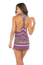 BESOS DE SAL - T Back Mini Dress • Multicolor
