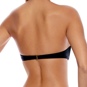 SI SOY SIRENA - Scalloped Underwire Push Up Bandeau Top