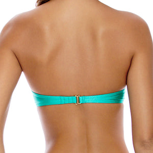 SI SOY SIRENA - Scalloped Underwire Push Up Bandeau Top