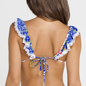 SPANISH LULLABY - Frilly Triangle Top