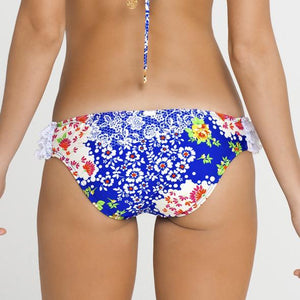 SPANISH LULLABY - Lace Trim Ruffle Full Bottom