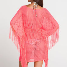 FLIRTY FRINGE - Flirty Caftan Fringe Dress