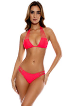 VERANO DE RUMBA - Multi Strings Triangle Top & Multi Strings Full Bottom • Bombshell Red