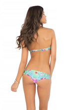PEQUEÑO PARAISO - Ruffle Underwire Push Up Bandeau & Seamless Thong Bottom • Multicolor