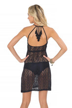 AMOR MARINERO - Tassel Back Mini Dress • Black