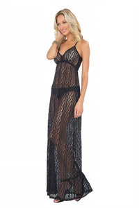 AMOR MARINERO - Tassel Back Maxi Dress • Black